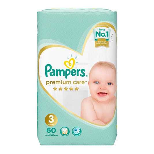 Pampers Premium Care - Luiers - Size 3 - 6-10kg - 60 Stuks