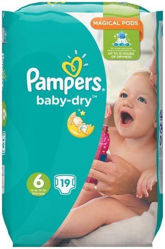 Pampers Baby Dry Luiers Maat 6 -  19 stuks