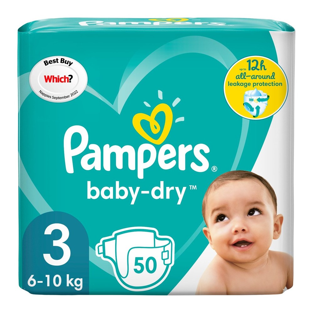 Pampers Baby-Dry - Luiers - Size 3 - 6-10kg - 50 Stuks
