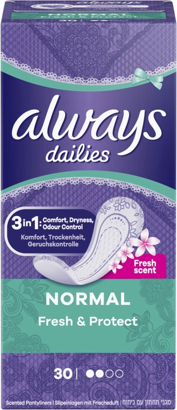 Always Inlegkruisjes Fresh Normal - 10 x 30 stuks