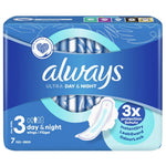 Always - Maandverband - 3 Day & Night With Wings - 7 Stuks
