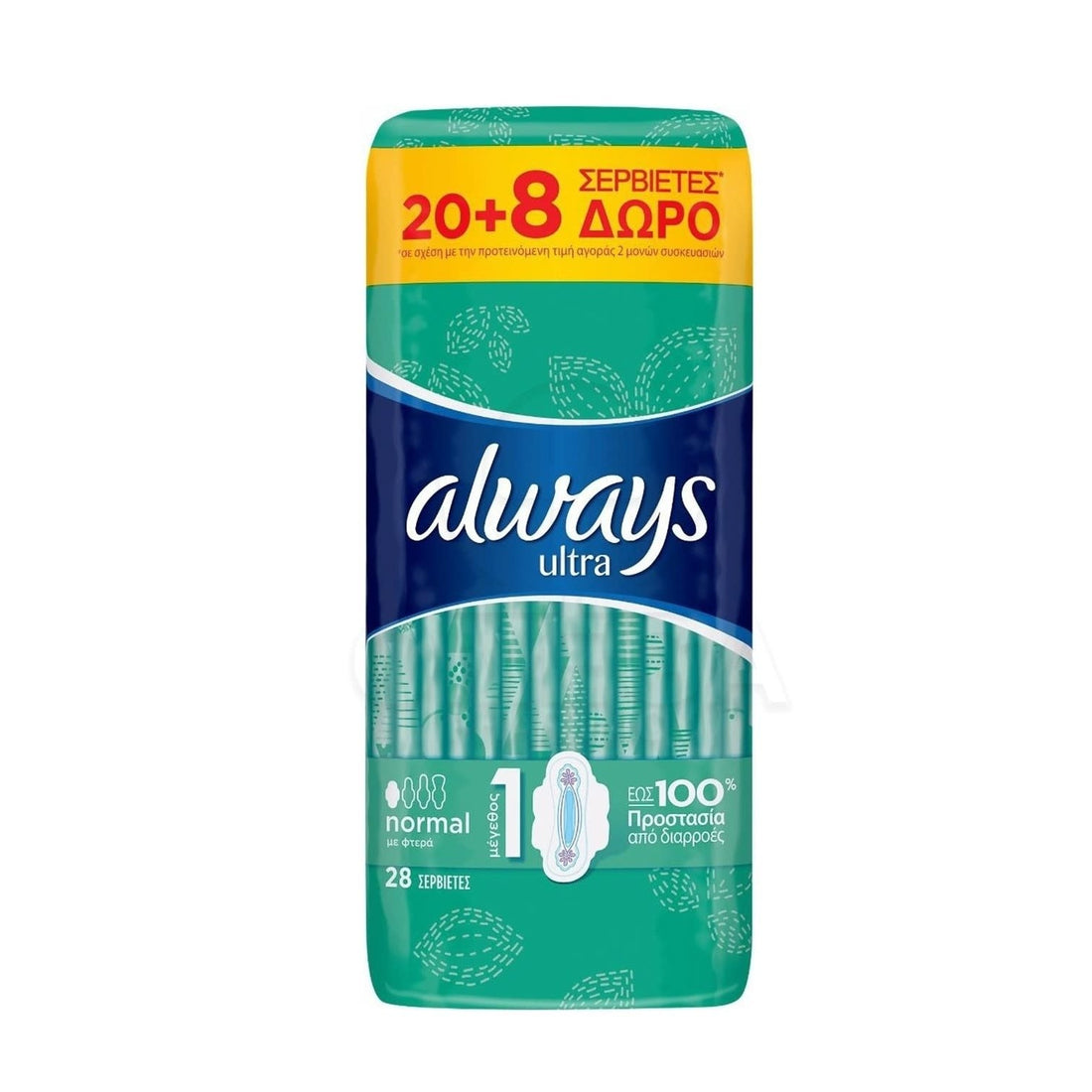 Always Ultra - Maandverband - 1 Normal - Instant Dry - 28 Stuks