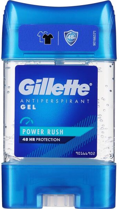 Gillette Antiperspirant Gel 70 ml - Power Rush