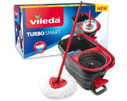 Vileda Turbo Spin Smart mop en emmer set