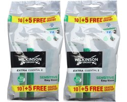 Wilkinson - Wegwerpscheermesjes - Extra Essential 2 - 15st x 2