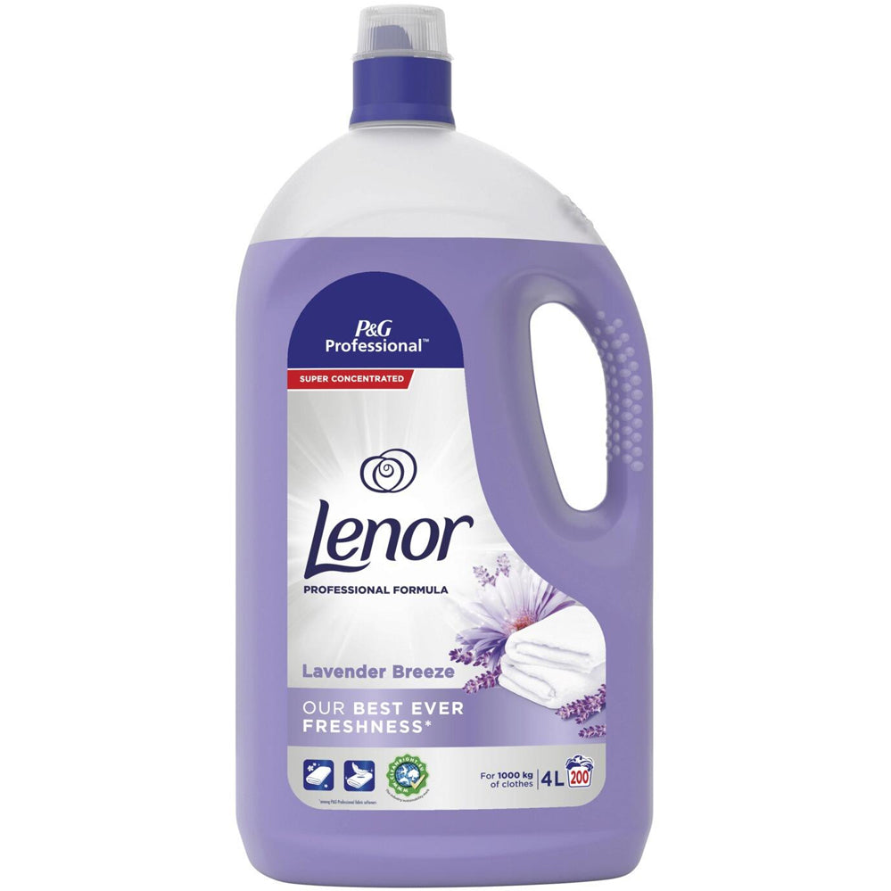 Lenor - Wasmiddel - Vloeibaar - Lavender Breeze - 200Wb/4L