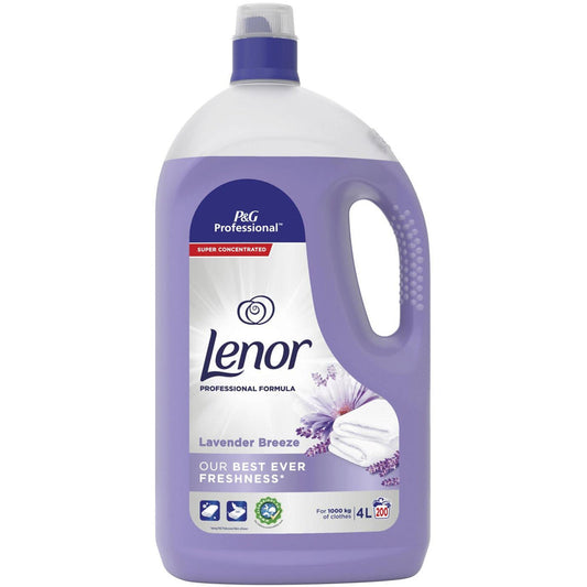 Lenor - Wasmiddel - Vloeibaar - Lavender Breeze - 200Wb/4L