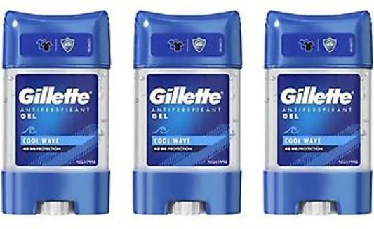 Gillette Endurance Cool Wave Antiperspirant Clear Gel - Deodorant - 3x 70 ml