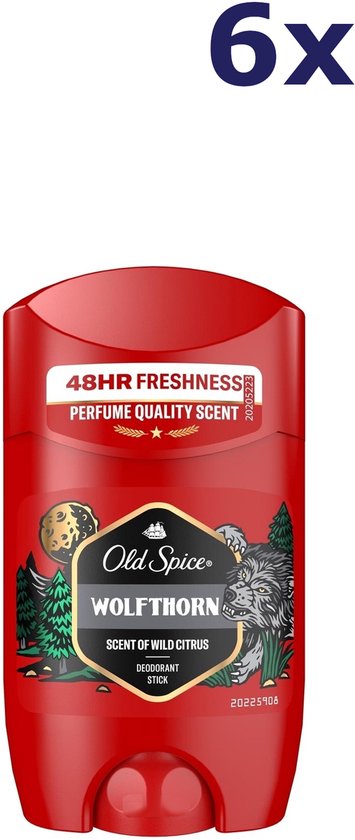 OLD SPICE Deo Stick Wolfthorn - Voordeelverpakking 4 x 50 ml