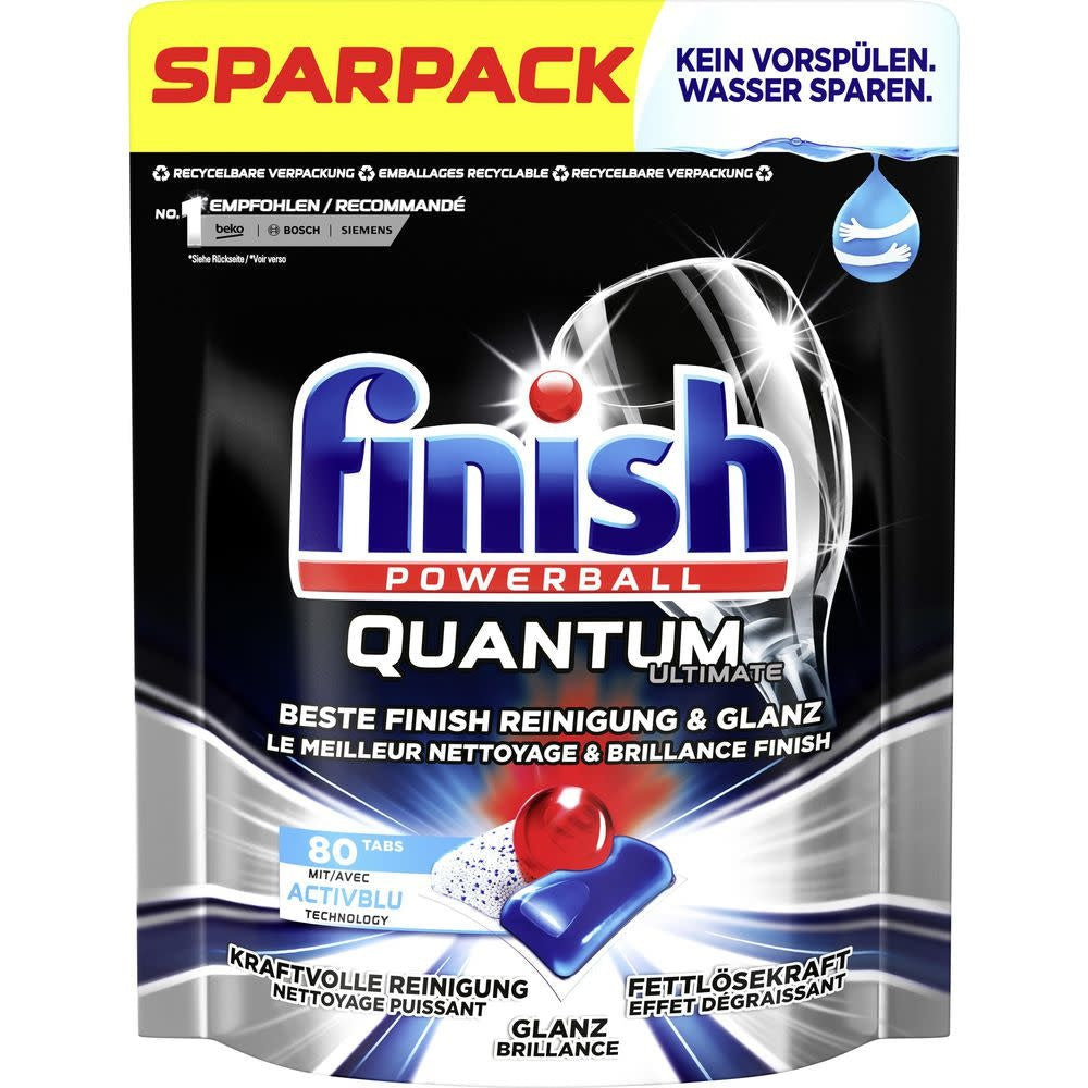Finish Powerball - Vaatwas - Tablet - Quantum Ultimate - 80 Tabs