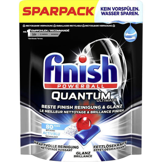 Finish Powerball - Vaatwas - Tablet - Quantum Ultimate - 80 Tabs