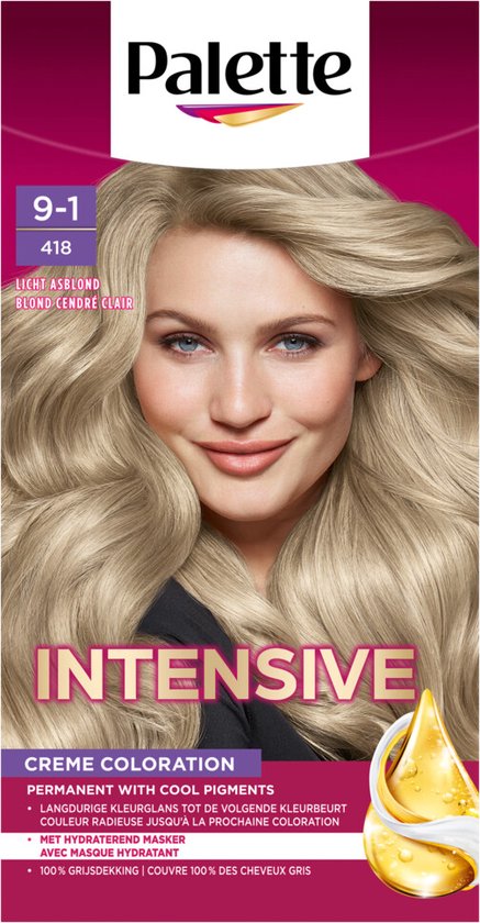 Schwarzkopf Poly Palette - Haarverf - 9-1 / 418 - Diamond Blonde - 115ml