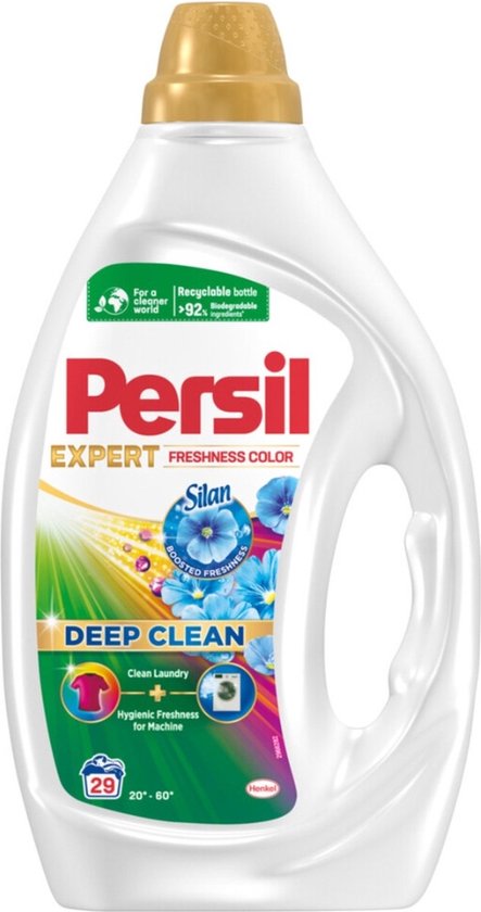 Persil Expert - Vloeibaar wasmiddel - Gekleurde Was - Silan Boosted Freshness - 29 Wasbeurten