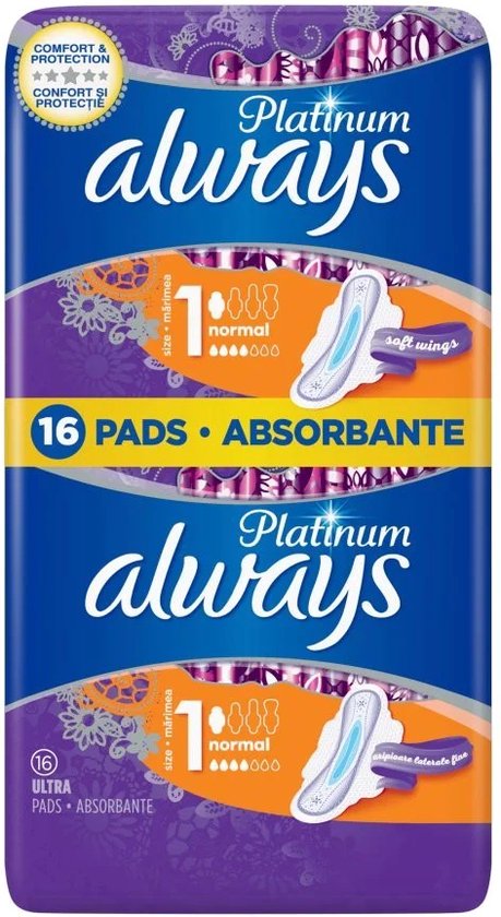 Always Platinum - Maandverband - 1 Normal - Instant Absorb - 16st