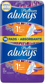 Always Platinum - Maandverband - 1 Normal - Instant Absorb - 16st