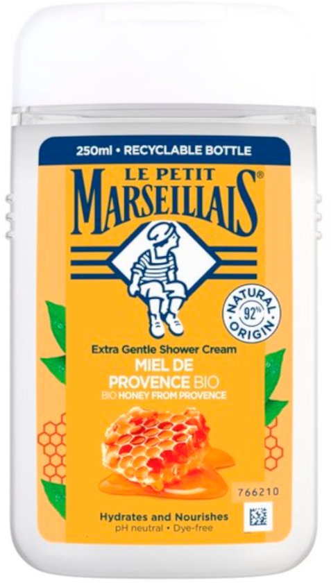 Le Petit Marseillais Extra Gentle Hydraterende Douchemiddel Met Bio Honing Extract - 250 ml
