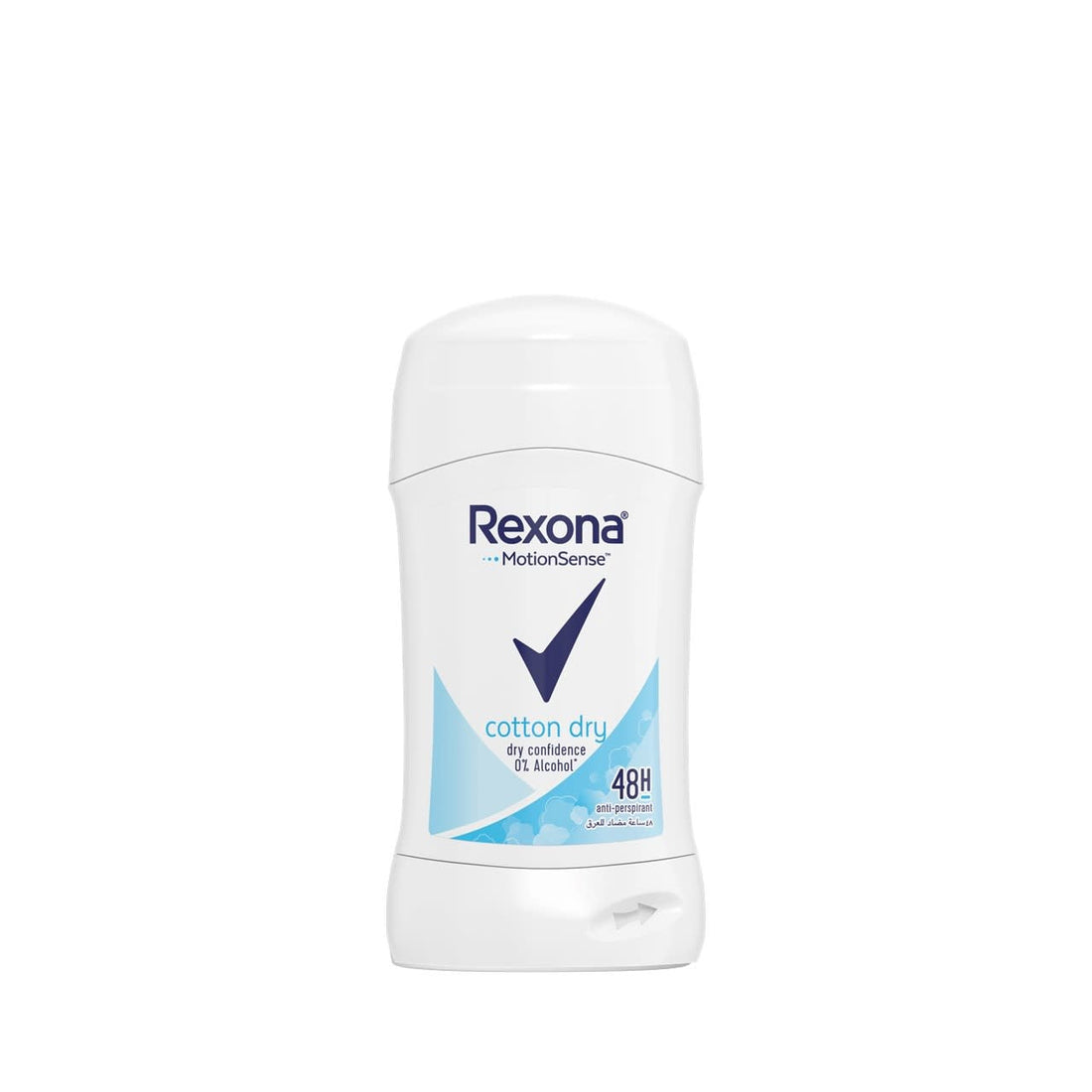 Rexona Motion Sense - Deodorant - Stick - Cotton Dry - Dry Confidence - %0 Alcohol - 40ml