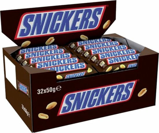 Snickers Chocolade Reep - 32 x 50 gram