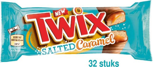Twix Salted Caramel doos 32 stuks x46g displaydoos