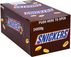 Snickers Voordeeldoos - Chocolade Repen - 24 x 50 gram