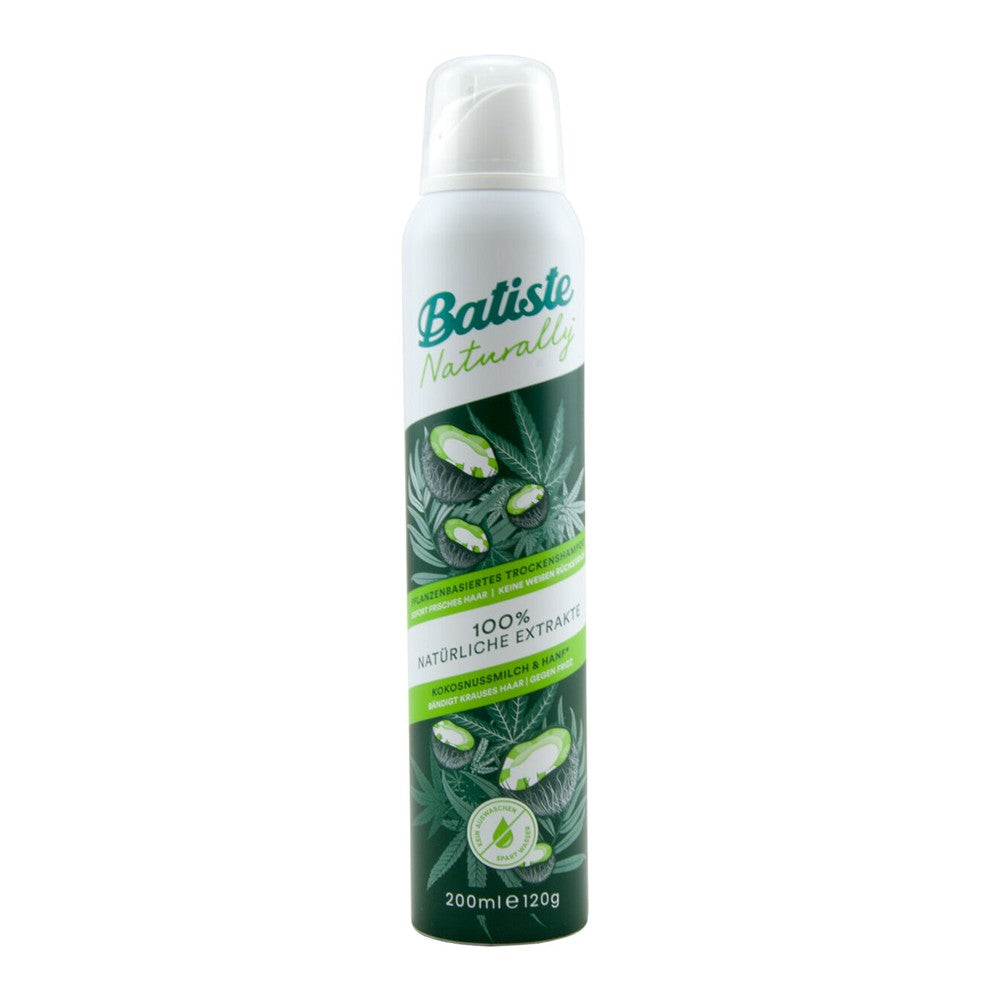 Batiste Naturally - Shampoo - Droogshampoo - Coconut Milk & Hemp - 200ml