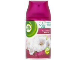 Air Wick - Luchtverfrisser - Navulling - Smooth Satin & Moon Lily - 250ml x 4