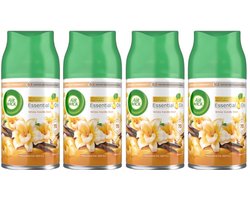 Air Wick - Luchtverfrisser - Navulling - White Vanilla Bean - 250ml x 4