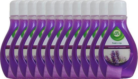 Airwick Fresh N Up - Lavendel En Kamille - Luchtverfrisser - 12 x 375 ml - Voordeelverpakking