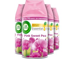 Air Wick Freshmatic Automatische Spray Luchtverfrisser - Pink Sweet Pea - 4 x 250ml