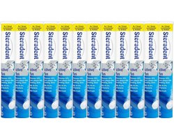 Steradent Kunstgebit Reinigingstabletten - Active Plus - 12 x 30 Tabletten - voordeelverpakking