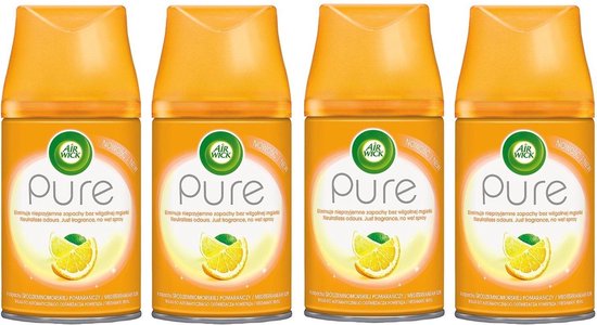 Air Wick Pure Mediterranean Sun - Navullingen - 4 x 250 ml