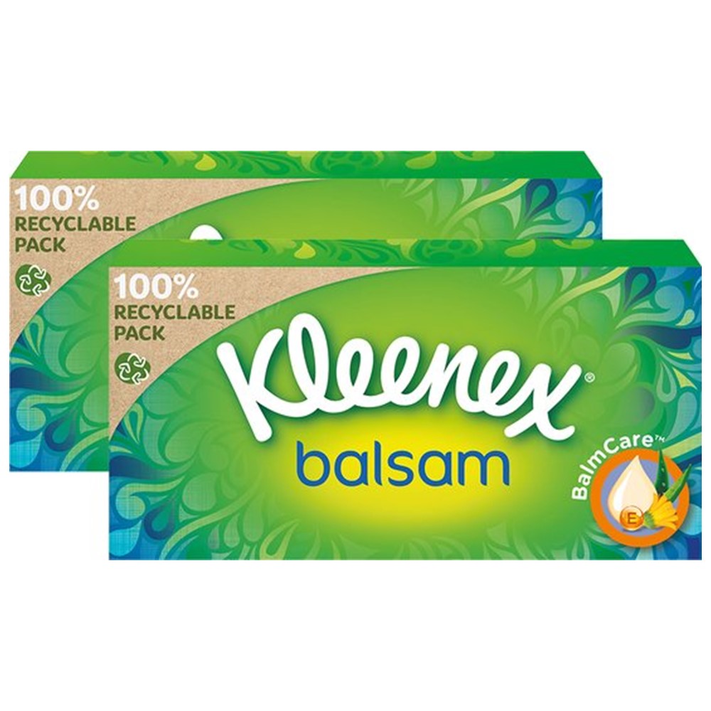 Kleenex - Zakdoeken - Balsam - 2x64 Stuks