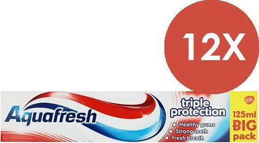 Aquafresh Tandpasta Triple Protection - 12 x 125 ml