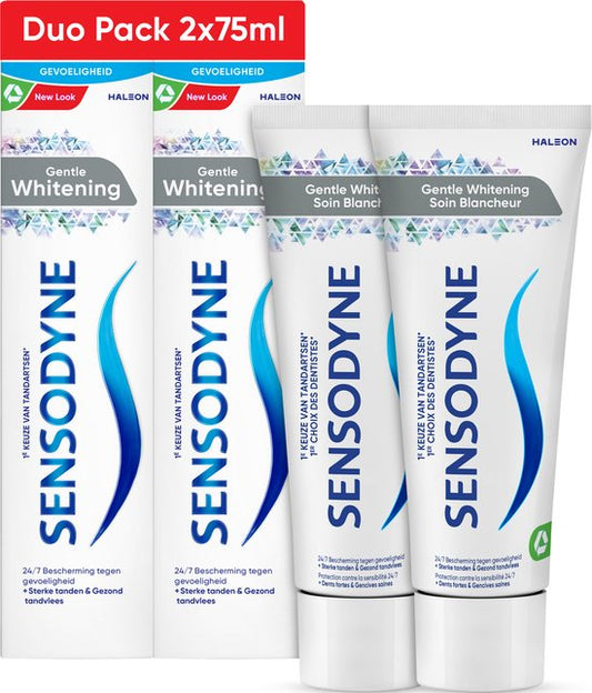 Sensodyne - Gentle Whitening - Tandpasta - Duo Pack - 2 x 75 ml