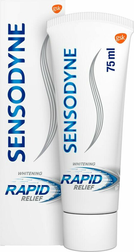 Sensodyne Tandpasta Rapid Relief Whitening - 75 ml