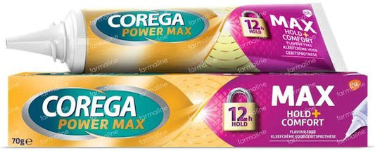 Corega - Kleefpasta - Power Max - Max Hold+Comfort - 70gr
