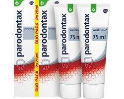 Parodontax Whitening dagelijkse tandpasta tegen bloedend tandvlees 2x75 ml