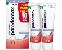 Parodontax Whitening - Tandpasta - Duo Pack - Tegen bloedend tandvlees - 2x75ml