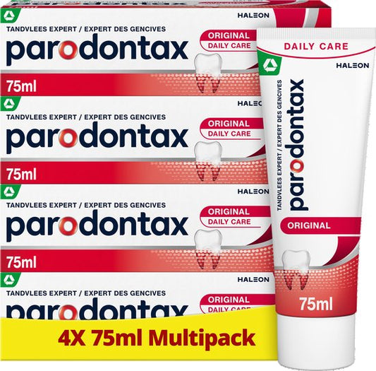 Parodontax Original - Tandpasta - Multi Pack - Tegen bloedend tandvlees - 4x75ml