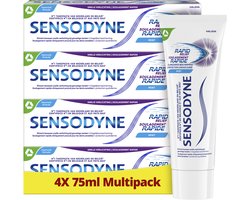 Sensodyne Rapid Relief – Tandpasta – Gevoelige tanden – Multipack – 4 x 75 ml