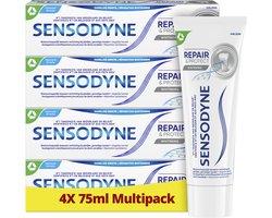 Sensodyne Repair & Protect Whitening – Tandpasta – Gevoelige tanden – Multipack – 4 x 75 ml