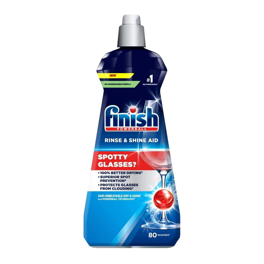 Finish - Vaatwas - Glansspoelmiddel - Rinse & Shine Aid - Active - 80Wb/400ml