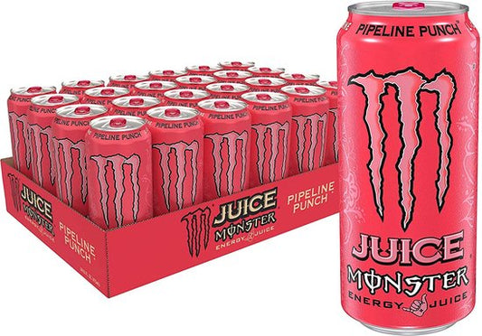 Monster Energy Pipeline Punch - energiedrank met tropische smaak - 24 stuks