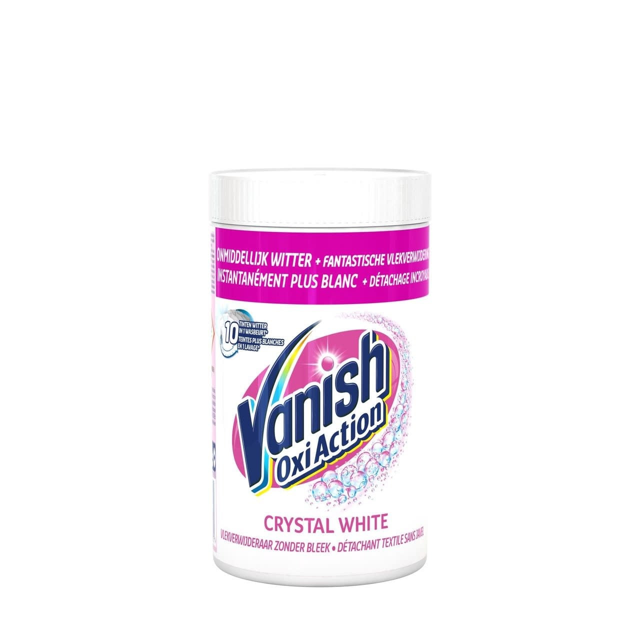 Vanish - Vlekverwijderaar - Oxi Action - Crystal White - Poeder - 600g