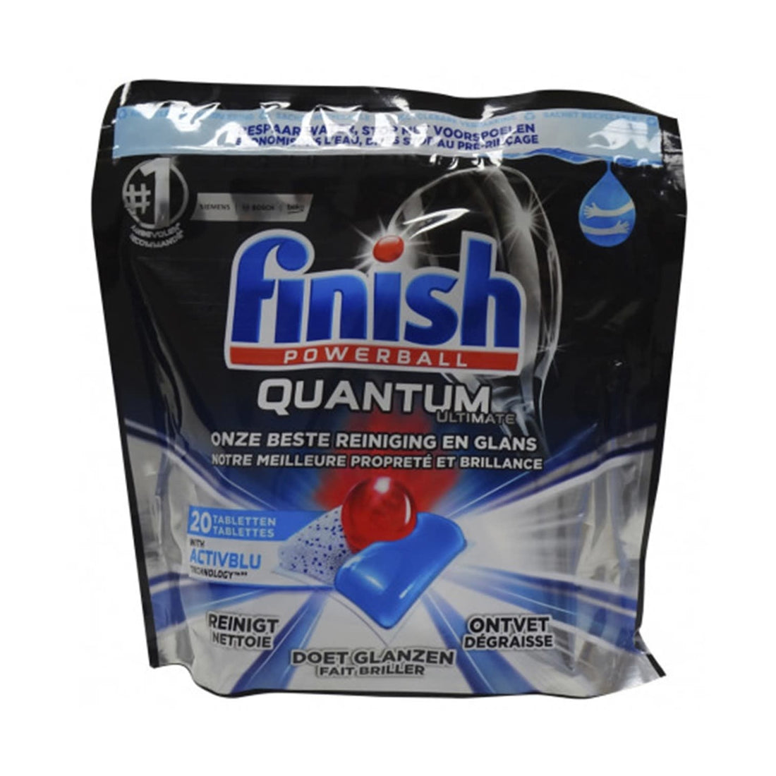 Finish Powerball - Vaatwas - Tablet - Quantum Ultimate - 20 Tabs