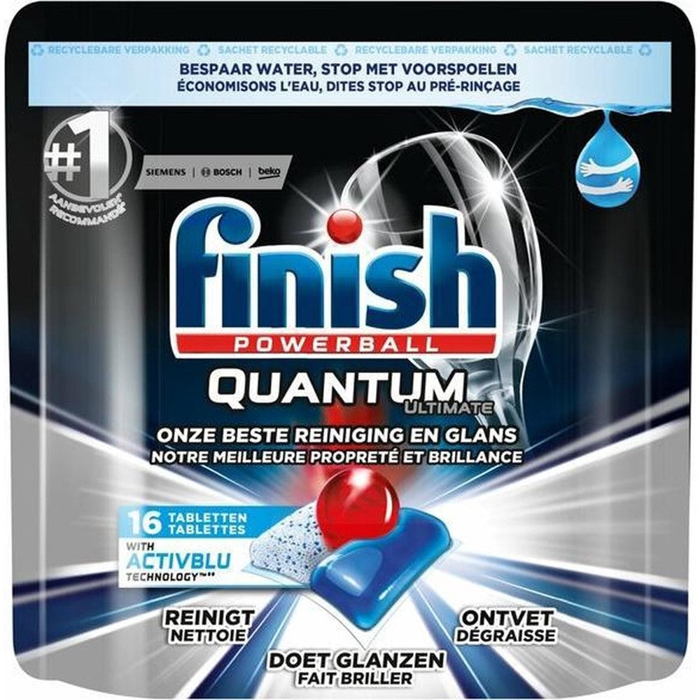 Finish Powerball - Vaatwas - Tablet - Quantum Ultimate - 16 Tabs