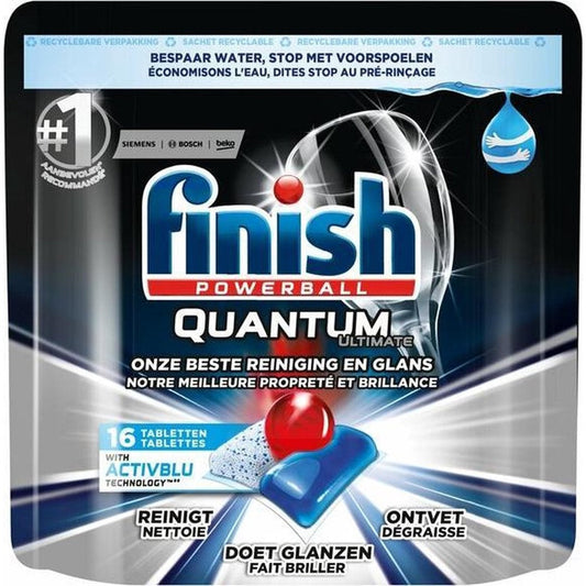 Finish Powerball - Vaatwas - Tablet - Quantum Ultimate - 16 Tabs