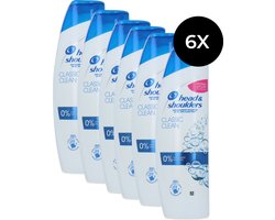 6x Head & Shoulders Shampoo - Classic Clean 250 ml