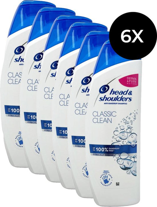 Head & Shoulders - Shampoo - Classic - 500ml x 6