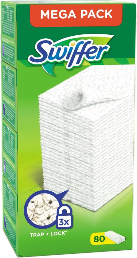 Swiffer Vloerreiniger - 80 Stuks - Navul Stofdoekjes